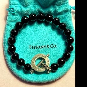 TIFFANY & CO. BLACK ONYX BRACELET